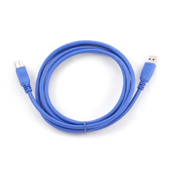 Kabelis Gembird USB Male - USB Male B 3.0 1.8m Blue