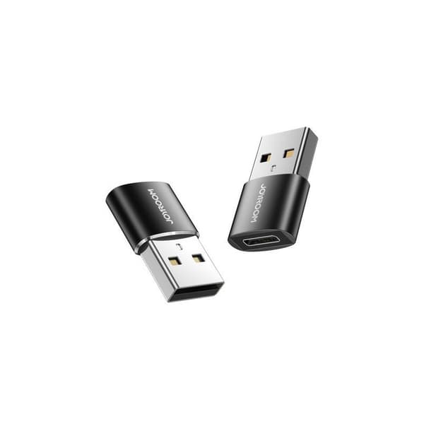 Adapter USB male-female Type-C (2 pieces) Joyroom S-H152 (black)