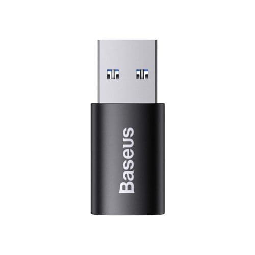 Adapteris Baseus Ingenuity Series Mini OTG USB Type-C Male to USB-A Female Black