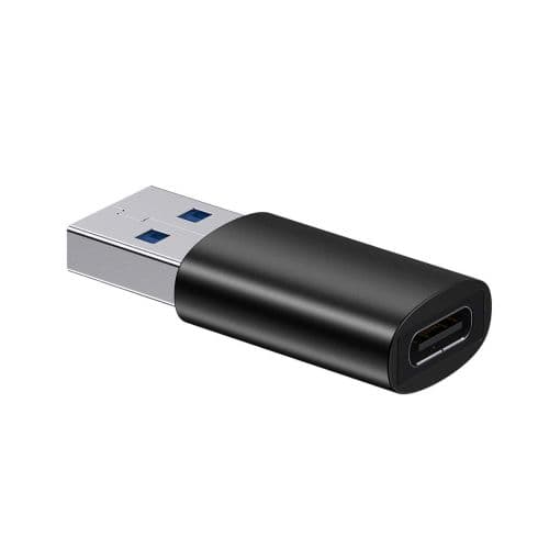 Adapteris Baseus Ingenuity Series Mini OTG USB Type-C Male to USB-A Female Black