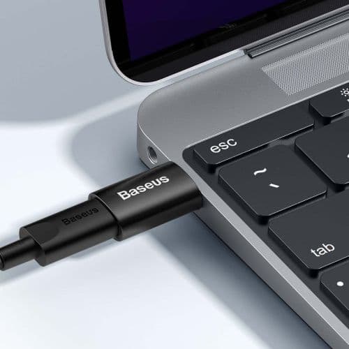 Adapteris Baseus Ingenuity Series Mini OTG USB Type-C Male to USB-A Female Black