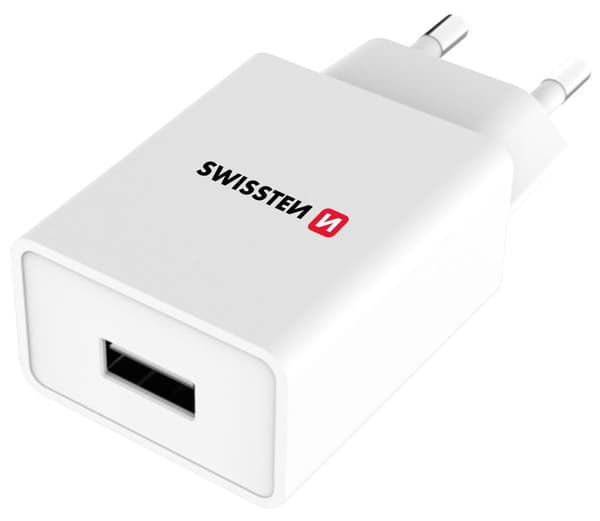 Swissten Travel Charger Smart  IC USB 1A + Data Cable USB / Micro USB 1.2m