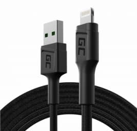 Green Cell KABGC18 lightning cable 2 m Black