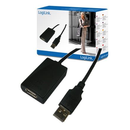 Logilink | USB 2.0 repeater 5m | USB-A to USB-A USB A male | USB A female