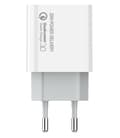 Miniatyrbillede 2 af 6: COLORWAY 1x USB-C/ síťová nabíječka/ 20W/ 100V-240V/ Bílá