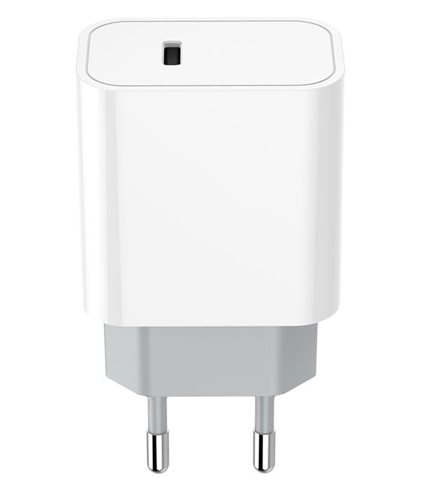 COLORWAY 1x USB-C/ síťová nabíječka/ 20W/ 100V-240V/ Bílá