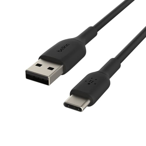 USB-C/USB-A CABLE/PVC 2M BLACK