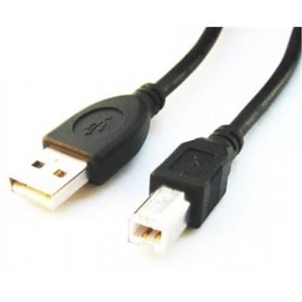 Kabelis Gembird USB Male - USB Male B 4.5m Black
