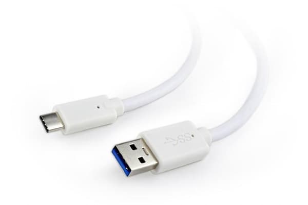 Kabelis Gembird USB-A Male - USB Type-C Male 0.5m White