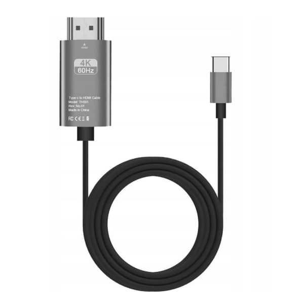 USB-C 3.1 TIL HDMI 4K 60Hz HDTV-KABEL til MAC PC-SMARTPHONE