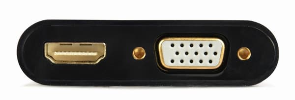 Gembird A-HDMIM-HDMIFVGAF-01 gränssnittskort/adapter HDMI, VGA