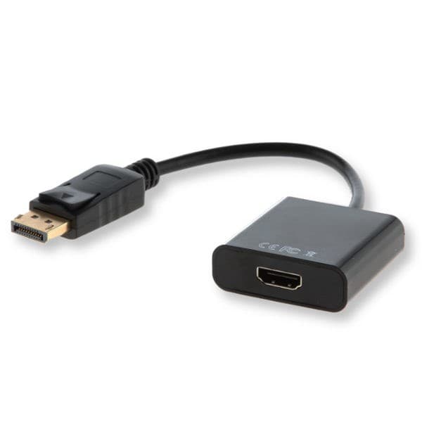 Savio CL-55 videokabeladapter 0,2 m DisplayPort HDMI Typ A (Standard) Svart