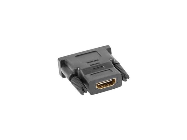 Lanberg AD-0010-BK kabel kønsskifter HDMI DVI-D Sort