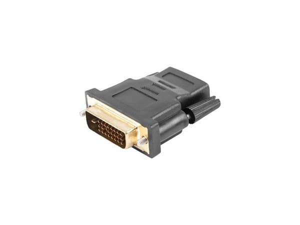 Lanberg AD-0010-BK kabel kønsskifter HDMI DVI-D Sort