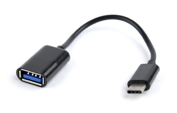 Gembird AB-OTG-CMAF2-01 USB 2.0 OTG Type-C adapterkabel (CM/AF), blisterpakning