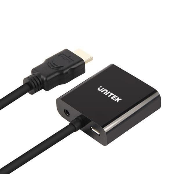 UNITEK Y-6333 interfacekort/adapter 3,5 mm, VGA