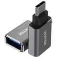 Miniatyrbillede 5 af 5: UNITEK Y-A025CGY kabelinterface/kønsadapter USB Type-C USB Type-A Metallic