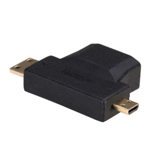 Akyga AK-AD-23 kabel kønsskifter HDMI miniHDMI / microHDMI Sort