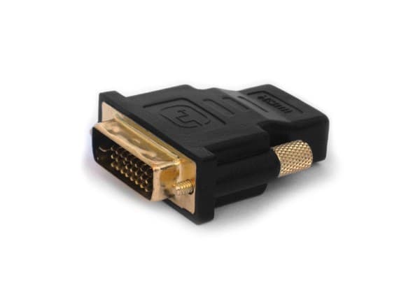 Savio CL-21 kabel kønsskifter DVI HDMI Sort