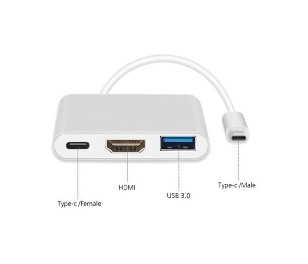 Maclean MCTV-840 USB-grafikadapter 4096 x 2304 pixlar Silver