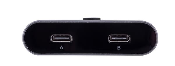 Unitek to-vejs signalomskifter USB-C, 2 i 1 ud 4K