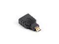 Miniatyrbild 2 av 2: Lanberg AD-0015-BK kabel könsväxlare HDMI Micro HDMI Svart