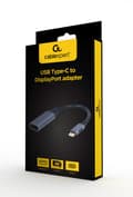 Pikkukuva 3 / 3: Cablexpert A-USB3C-DPF-01 videokaapelisovitin 0,15 m USB Type-C DisplayPort Harmaa