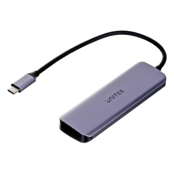 UNITEK H1107A gränssnittshubb USB 3.2 Gen 1 (3.1 Gen 1) Typ-A 5000 Mbit/s Grå