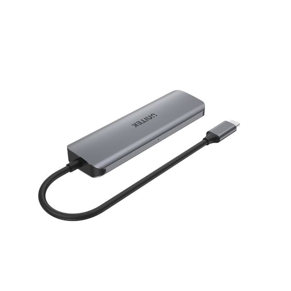 UNITEK H1107A gränssnittshubb USB 3.2 Gen 1 (3.1 Gen 1) Typ-A 5000 Mbit/s Grå