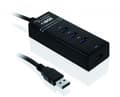 Miniatyrbild 1 av 3: iBox IUH3FB gränssnittshubb 5000 Mbit/s Svart