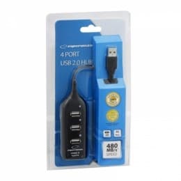 Esperanza EA116 interface hub 480 Mbit/s Sort