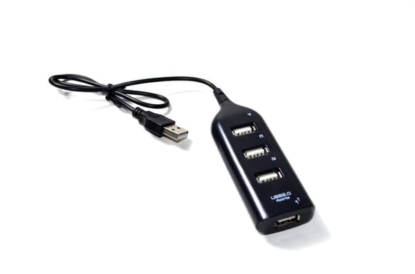 Vakoss TC-234UX interface hub USB 2.0 Sort