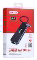 Miniatyrbillede 4 af 4: UNITEK HUB USB-C 3.1,RJ-45,3XUSB-A,HDMI,4K,PD100W