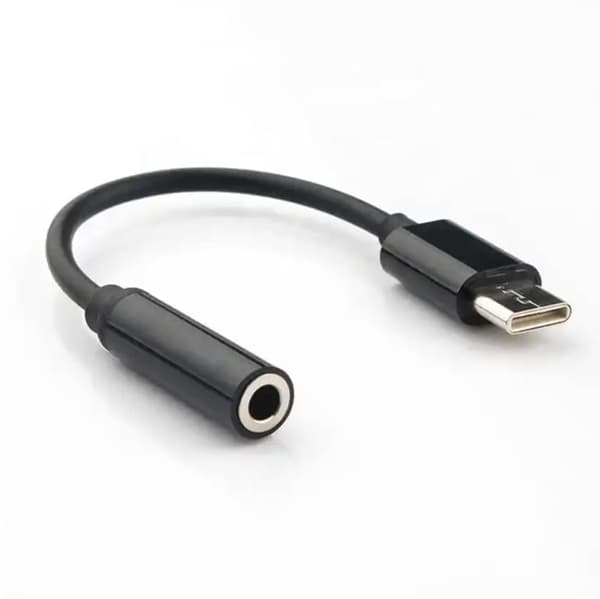 USB-C till 3.5mm Adapter -Samsung hörlursadapter ( S20, S21, S22, S23 m.fl ) SVART