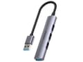 Miniatyrbild 2 av 5: Unitek - Hubb - 4-i-1 USB-A - 1 x SuperSpeed USB 3.0 + 3 x USB 2.0 - skrivbordsmodell