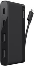Miniatyrbillede 2 af 2: Belkin USB-C mini -USB-hubi, neljä porttia