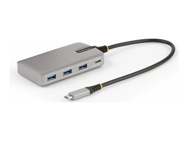 StarTech.com 4-Port USB-C Hub with USB-C DP Alt Mode Video Output 4K 60Hz, 3x USB-A, 1x USB-C, 100W Power Delivery Pass-Through, USB 3.2 Gen 2 (10Gbp