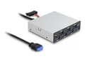 Miniatyrbild 1 av 5: Delock - Hubb - 3.5", 5Gbps - 7 x USB - skrivbordsmodell