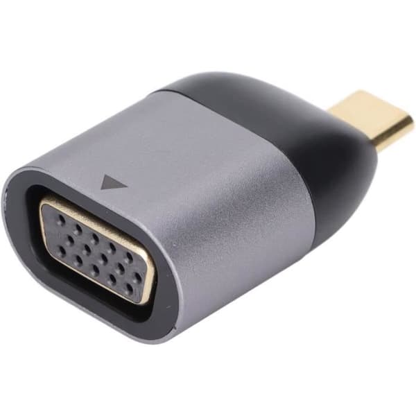 USB C till VGA-adapter 8K vid 60HZ Stöd USB Typ C till VGA hane till hona-omvandlare för telefon-PC p[1496]