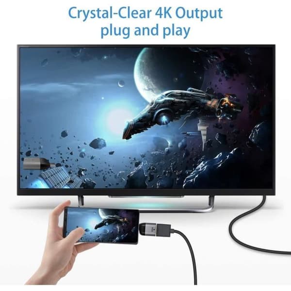 USB C till VGA-adapter, USB Typ C till VGA-omvandlare, 15-stifts USB C hane till VGA hona-adapter kompatibel med[679]