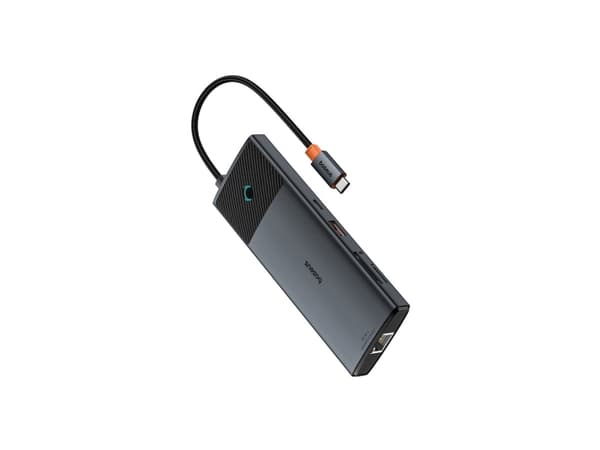 USB HUB Baseus Adapter 10in1 Baseus USB-C - 2xHDMI, 3xUSB-A, USB-C, RJ45, SD/TF, PD (musta)