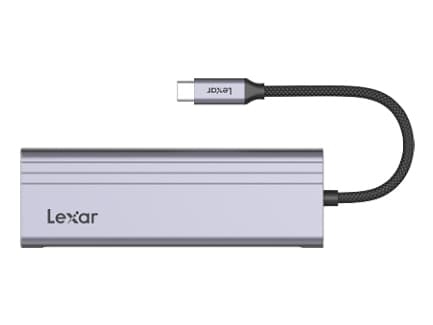 Lexar H31, USB Type-C, HDMI, USB 3.2 Gen 1 (3.1 Gen 1) Type-A, USB Type-C, MicroSD (TransFlash), SD, 5000 Mbit/s, 60 Hz, 3840 x 2160 piksler