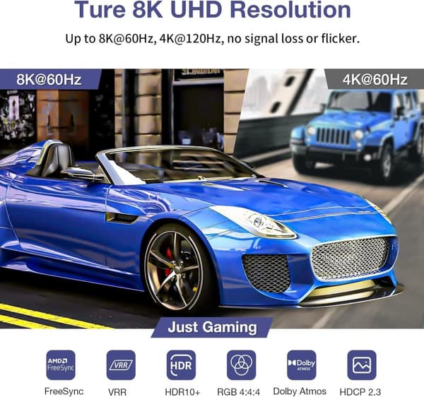 NÖRDIC USB-C till HDMI 8K60Hz adapter
