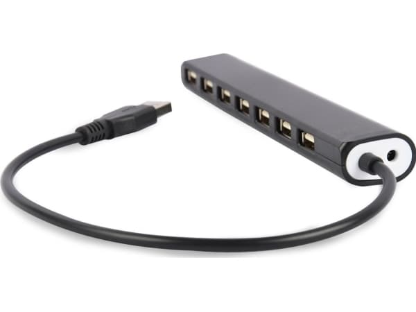 Gembird - Hubb - black - 7 x USB 2.0 - skrivbordsmodell