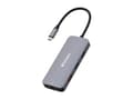 Miniatyrbild 5 av 5: Verbatim CMH 09 - Hubb - 1 x HDMI + 2 x USB-C 3.2 Gen 2 + 3 x USB 3.2 Gen 1 + 1 x 1 Gigabit Ethernet - skrivbordsmodell
