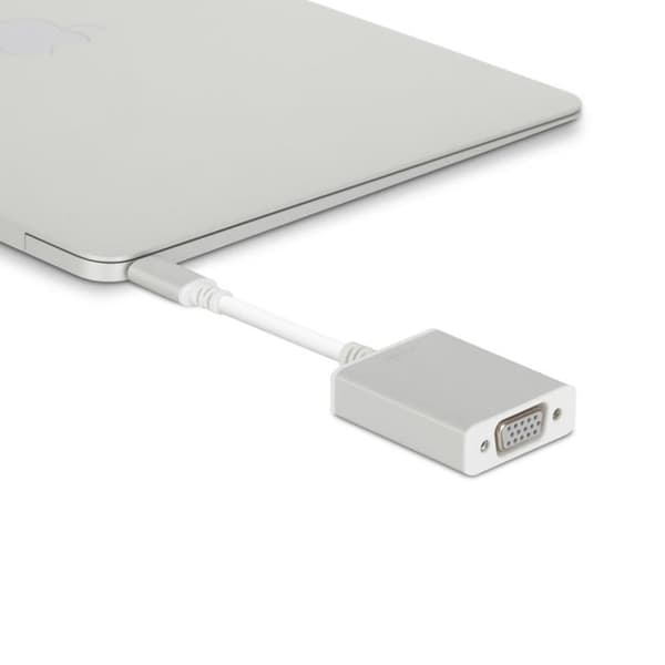 Moshi USB-C Till VGA Adapter - Vit