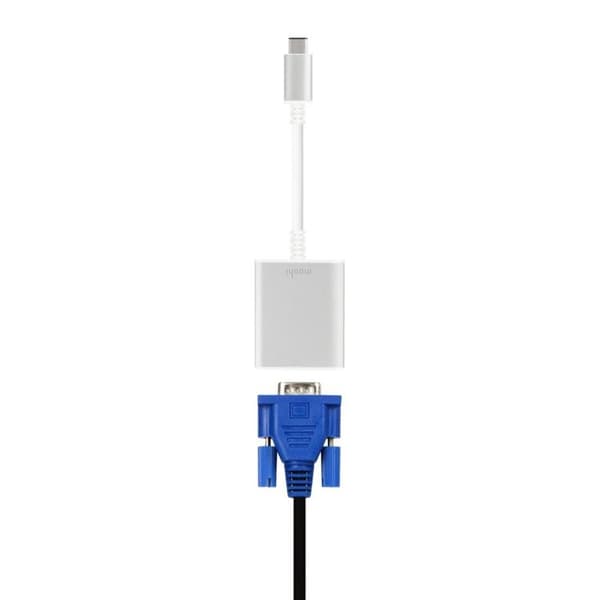 Moshi USB-C Till VGA Adapter - Vit