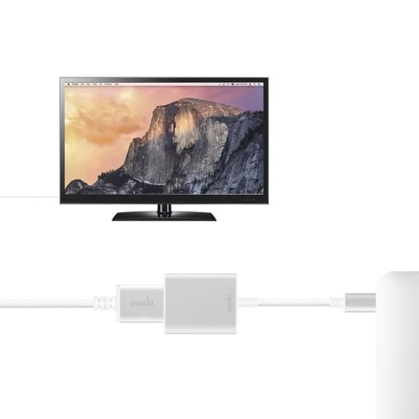 Moshi USB-C Till HDMI Adapter - Vit