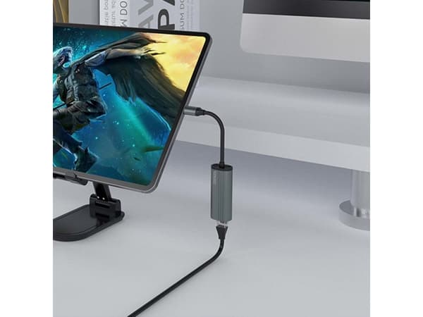 Savio AK-56 Adapter USB-C 3.1 GEN 1 do RJ-45 Gigabit Ethernet, USB Type-C, RJ-45, 1000 Mbit/s