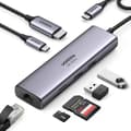 Miniatyrbild 1 av 11: Ugreen 7in1 Multifunktionell USB-C HUB - Grå